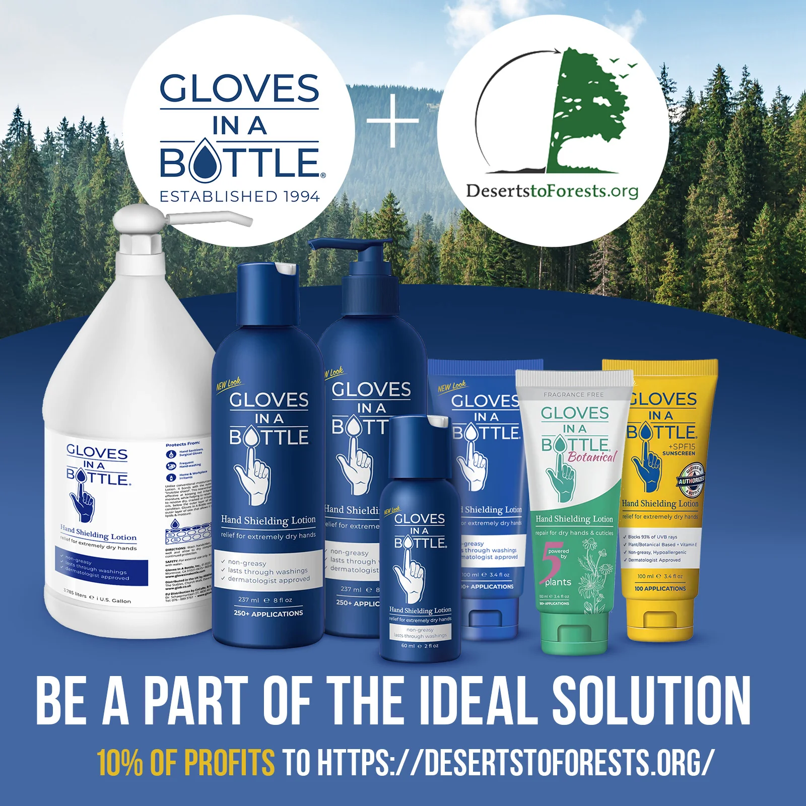 Gloves In A Bottle Shielding Lotion 8 Oz Bottle with a New Pump - Image 8
