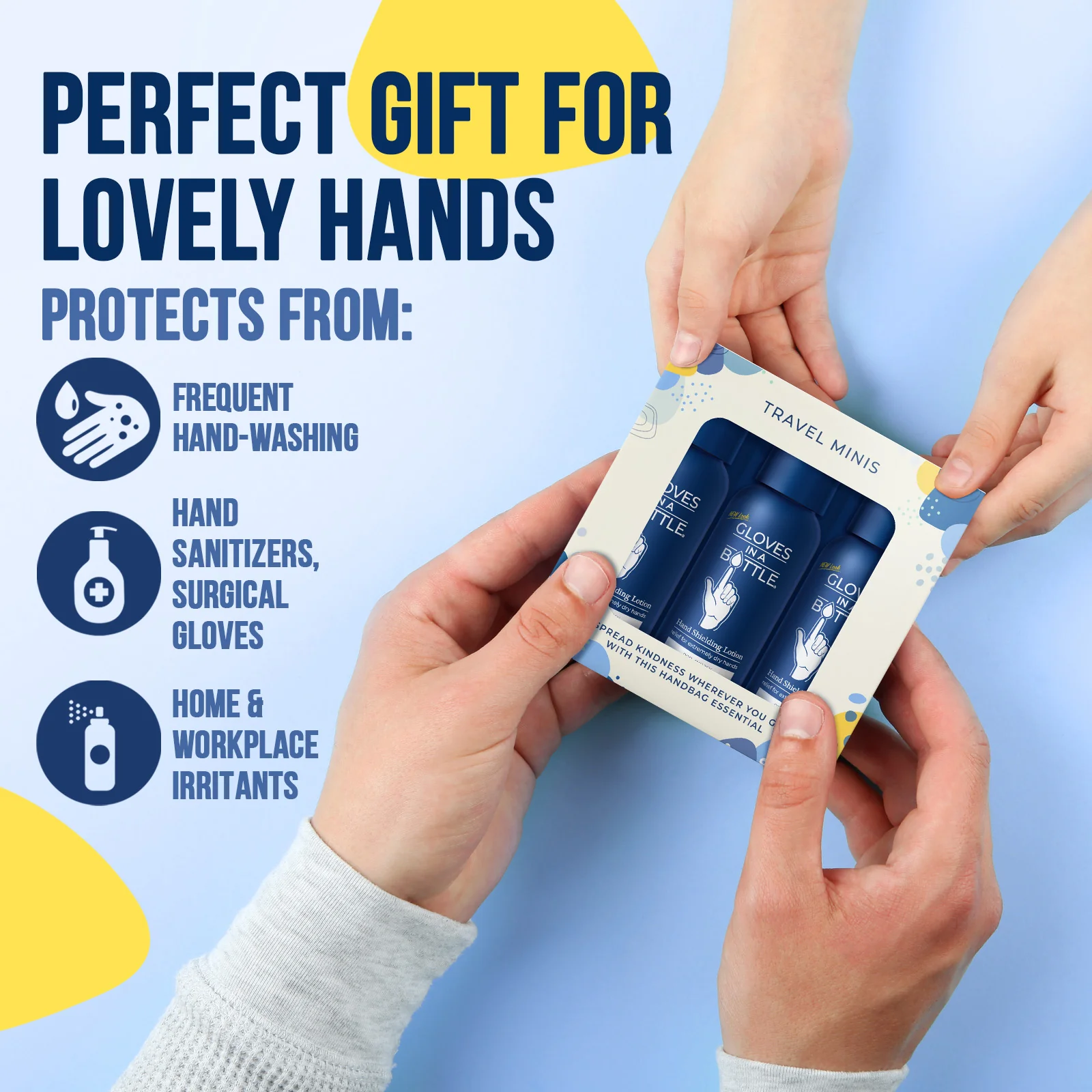 Gloves In A Bottle "Travel Minis" - 3x2oz Gift Pack (6 Sets) - Image 4