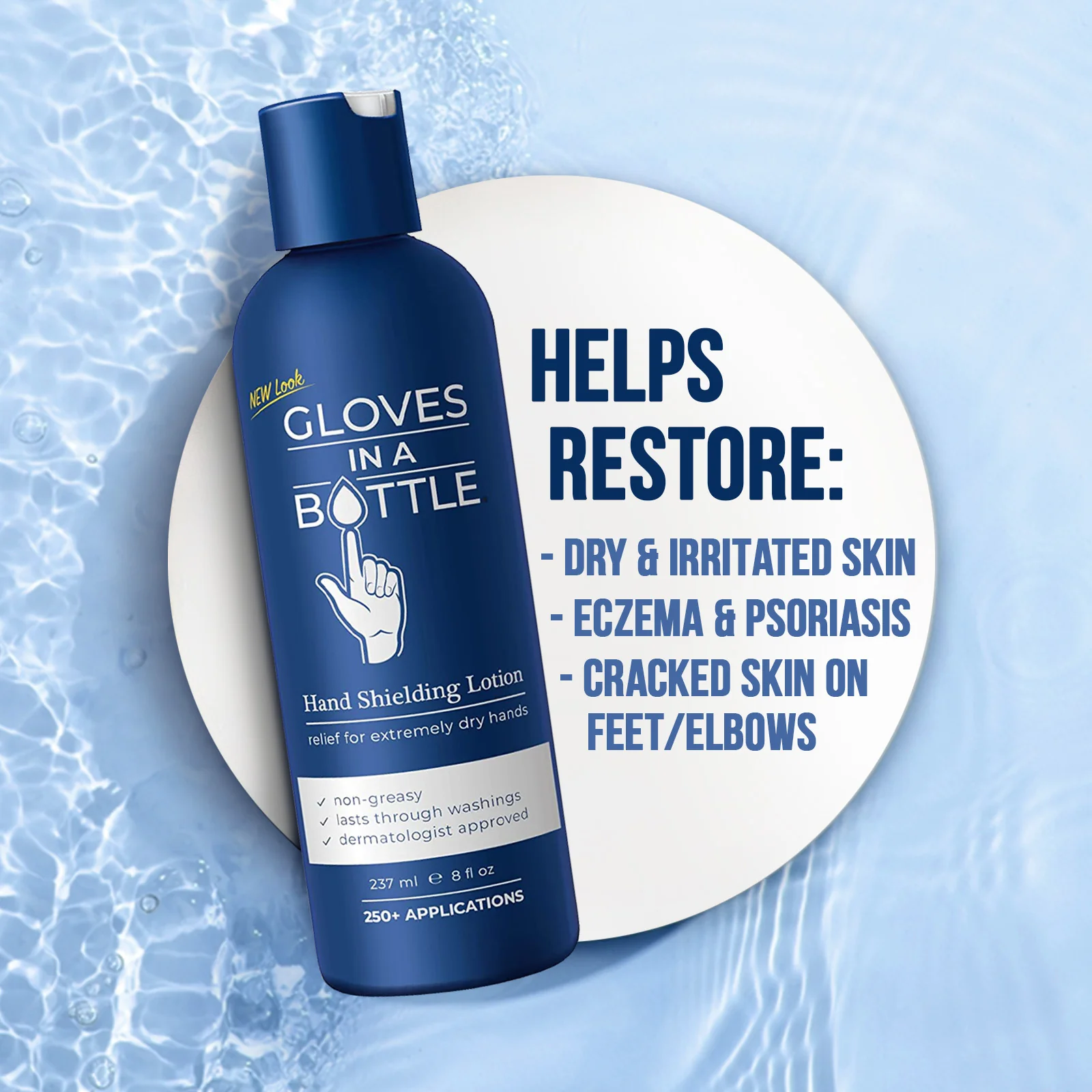 Gloves In A Bottle Hand Shielding Lotion for Dry Skin, 8 Ounce, 12 pack with 12 Pumps - Image 7