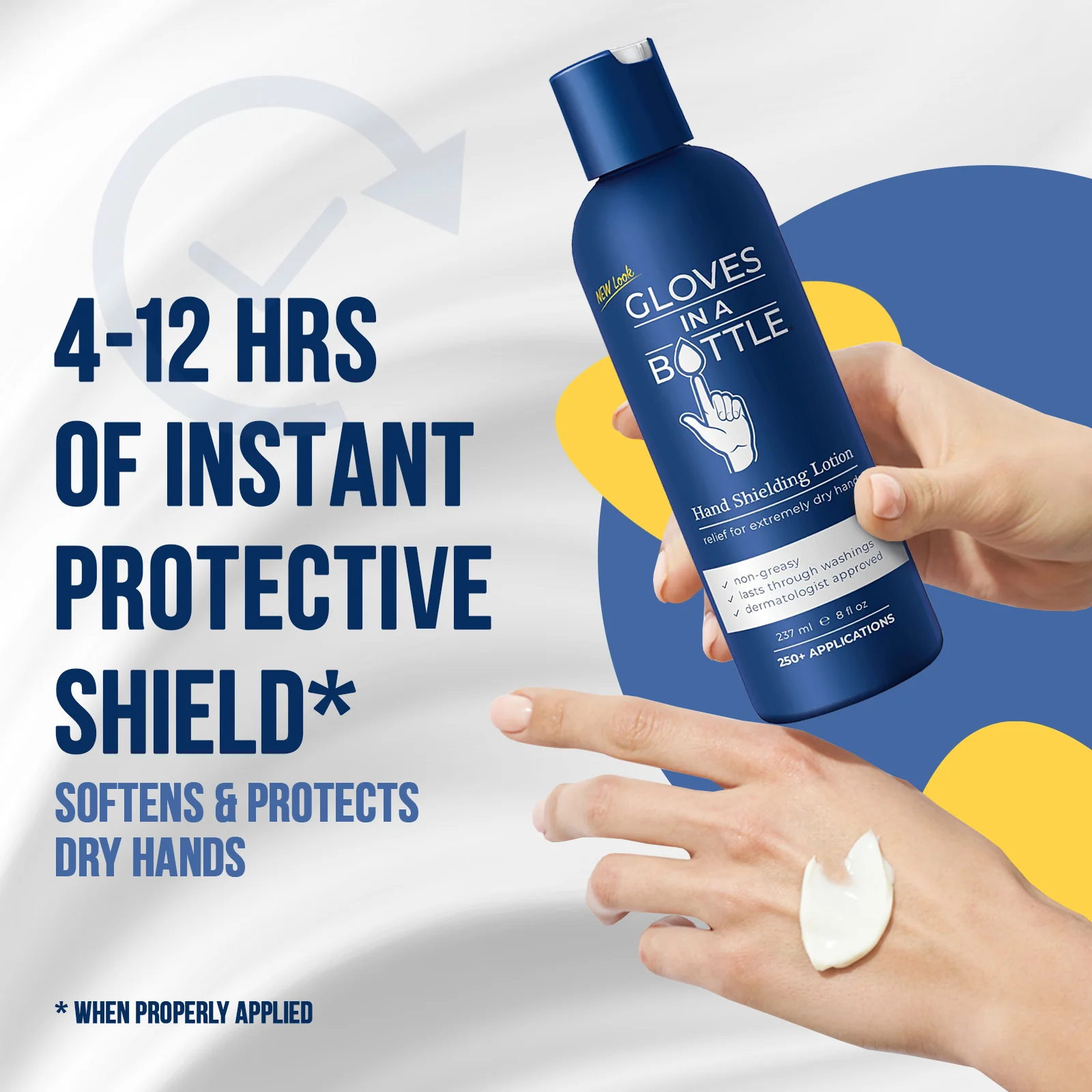 Gloves In A Bottle Shielding Lotion 8 Oz Bottle with a New Pump - Image 4